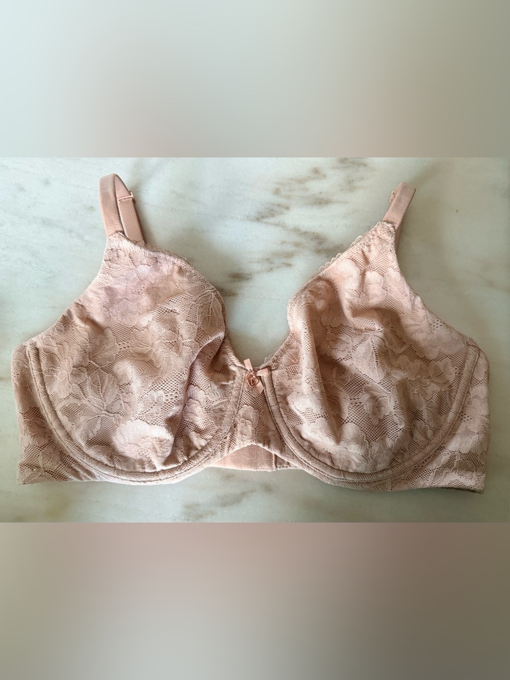 Victoria's Secret Lace Underwire Bra in Blush